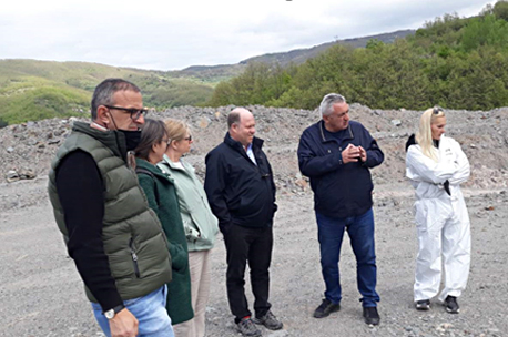  Poseta predstavnika međunarodnog komiteta Crvenog krsta iz Ženeve lokalitetu rudnik Kiževak, Raška 